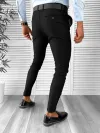 Pantaloni barbati eleganti regular fit negri B1769 E 17-3 ~
