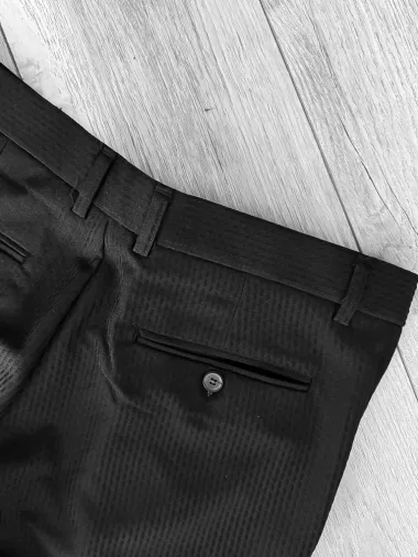 Tinuta barbati smart casual Pantaloni + Camasa + Curea Piele H 12618 E