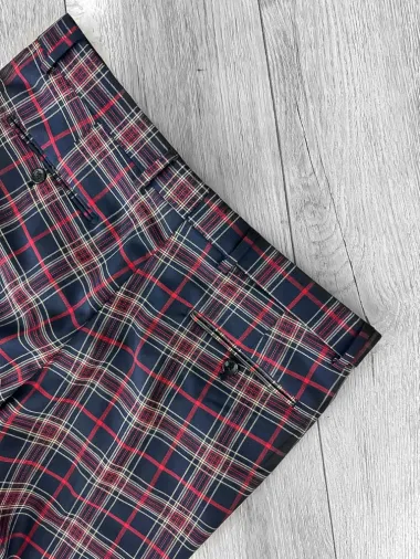 Pantaloni barbati eleganti regular fit carouri B1822 i7-4.1