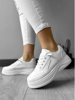 Adidasi dama casual albi 555 T5-1