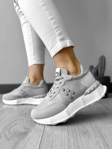 Adidasi dama casual gri A01 T7-3