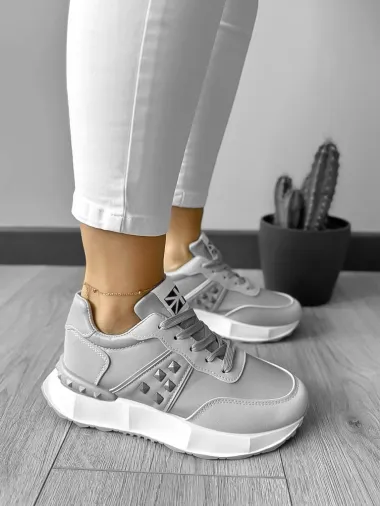 Adidasi dama casual gri A01 T7-3