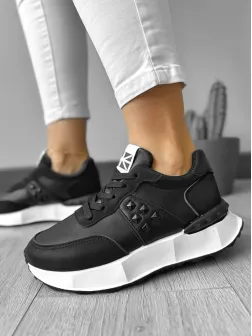 Adidasi dama casual negri A01 T7-3