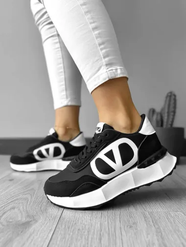 Adidasi dama casual negri A21 T5-2