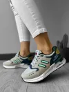 Adidasi dama casual bej cu verde K01 A27-3