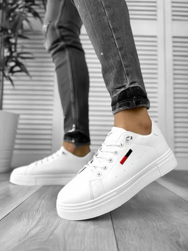 Adidasi barbati albi C18 T6-4