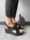 Sandale dama negre F10 A17-3