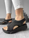Sandale dama negre W101 A17-3