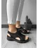 Sandale dama negre W101 N6-4