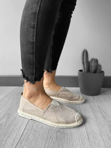 Espadrile dama casual bej Y031