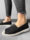 Espadrile dama casual negre A031