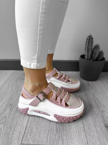 Sandale dama roz CL2409 N10-4