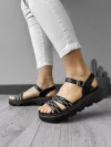 Sandale dama negre CL2410 A11-1