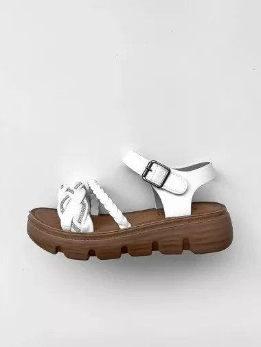 Sandale dama albe CL2411 N8-2