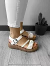 Sandale dama albe CL2411