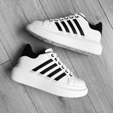 Adidasi dama casual albi 6622 N17-1