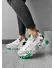 Adidasi dama casual albi cu verde H21 N1-4 Adidasi dama casual albi cu verde H21 N1-4