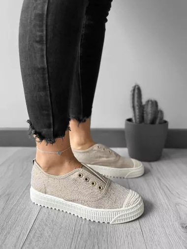 Espadrile dama casual bej Y601 N7-2