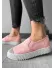 Espadrile dama casual roz Y602