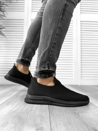 Tenesi barbati casual negri A91 T53-3