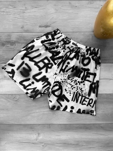 Sort de baie cu imprimeu 12539 D2-1.1