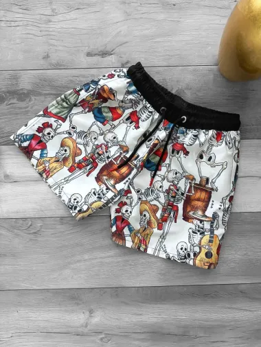 Sort de baie cu imprimeu 12571 D2-1.1