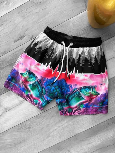 Sort de baie cu imprimeu 12581 I1-4.3