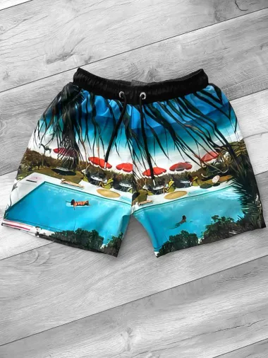 Sort de baie cu imprimeu 12588 D10-4