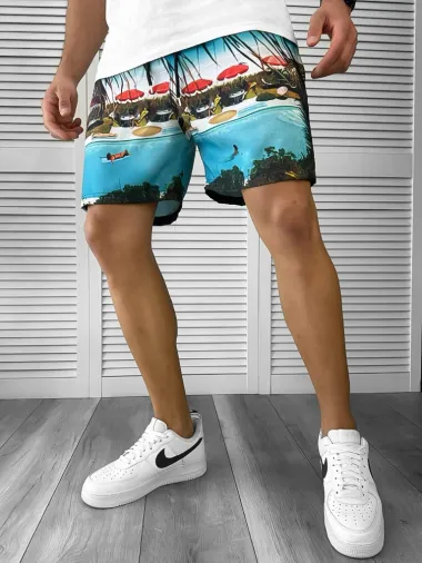 Sort de baie cu imprimeu 12588 D10-4