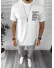 Tricou barbati alb cu imprimeu pe spate 12448 41-1