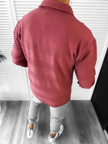 Camasa barbati casual grena 12504 15-2