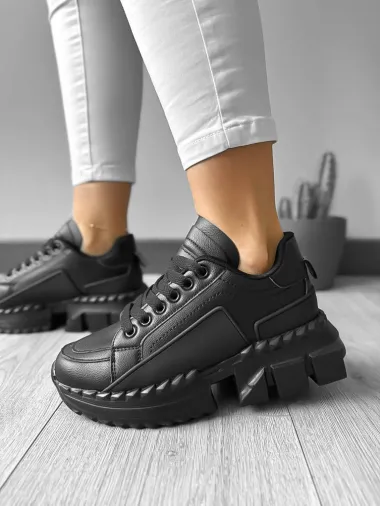 Adidasi dama casual negri LM052 T2-3