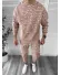 Trening barbati slim fit roz Pantaloni + Hanorac k172 55-4