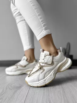 Adidasi dama casual cu talpa inalta, maro CL2405 N7-3