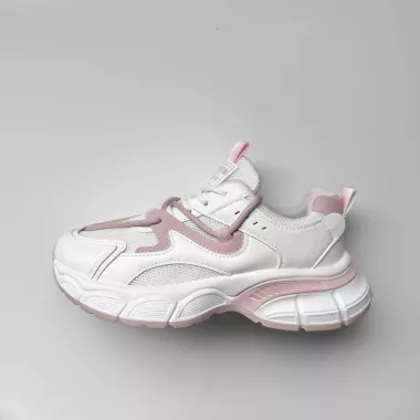 Adidasi dama casual cu talpa inalta, roz CL2405 t5-1