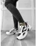 Adidasi dama casual albi cu negru 558 T6-3