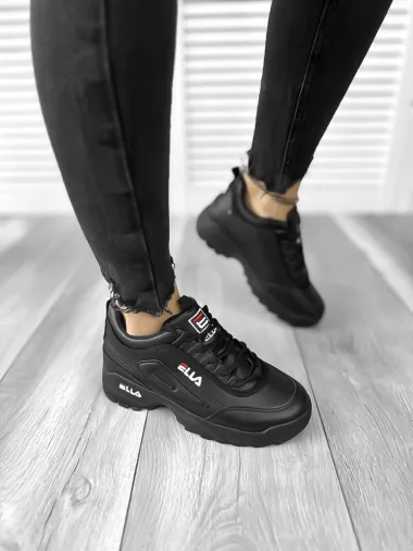 Adidasi dama casual negri M008 T6-1