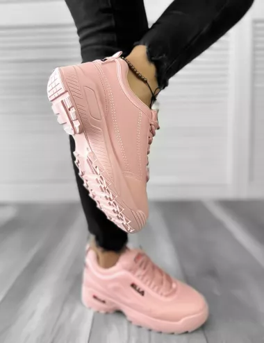 Adidasi dama casual roz M008 T7-1