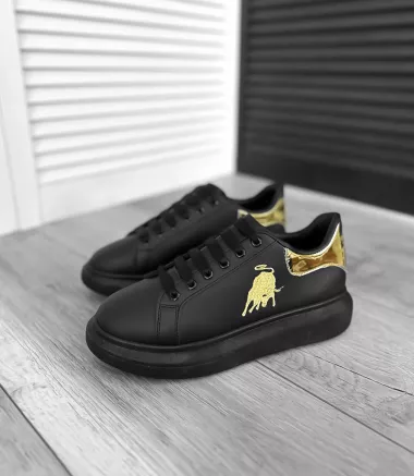 Adidasi barbati casual negri FCL805 T6-2