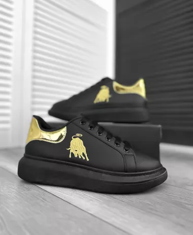 Adidasi barbati casual negri FCL805 T6-2