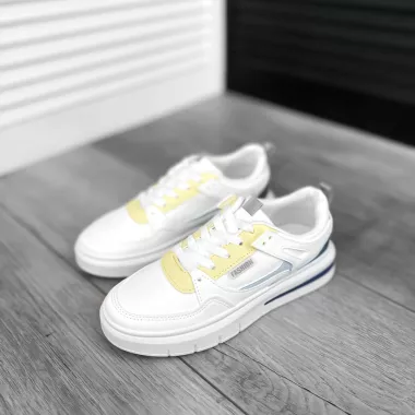 Adidasi dama casual albi 712 T7-3