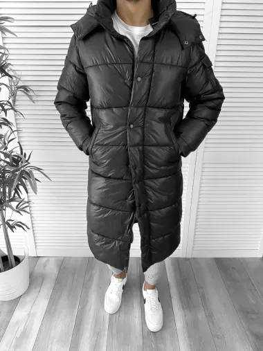 Geaca barbati groasa de iarna neagra 5132 MCL D1-3