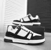 Adidasi barbati casual negri cu alb 071