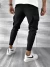 Pantaloni de trening negri conici 12372 40-3