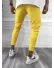 Pantaloni de trening galbeni, silon, conici 12375 26-5.1
