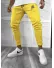 Pantaloni de trening galbeni, silon, conici 12375 26-5.1