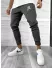 Pantaloni de trening gri inchis , silon, conici 12375 37-3.1