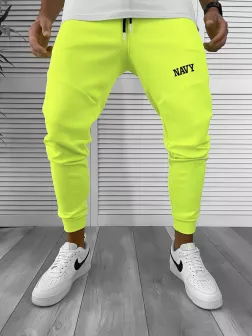 Pantaloni de trening neon, silon, conici 12376 P20-5.3