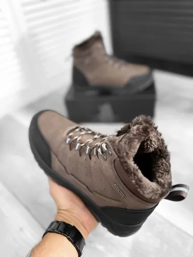 Bocanci barbati imblaniti maro C621 T53-1