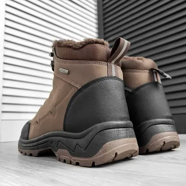 Bocanci barbati imblaniti maro C621 T53-1